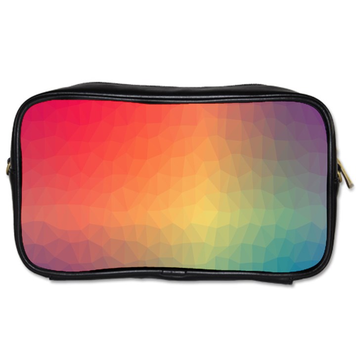 Colorful Rainbow Toiletries Bag (One Side)