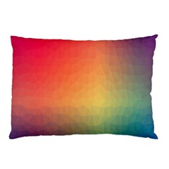 Colorful Rainbow Pillow Case (two Sides) by artworkshop