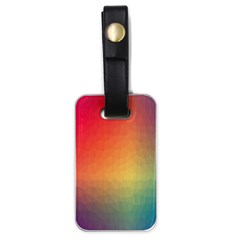 Colorful Rainbow Luggage Tag (one Side) by artworkshop