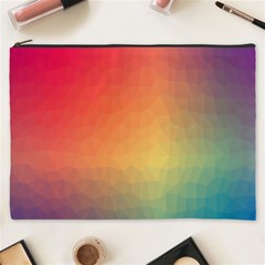 Colorful Rainbow Cosmetic Bag (xxxl) by artworkshop