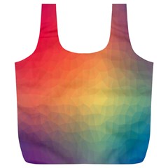 Colorful Rainbow Full Print Recycle Bag (xl) by artworkshop