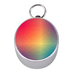 Colorful Rainbow Mini Silver Compasses by artworkshop