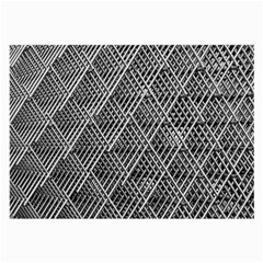 Grid Wire Mesh Stainless Rods Metal Large Glasses Cloth (2 Sides) by artworkshop