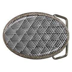 Grid Wire Mesh Stainless Rods Metal Belt Buckles by artworkshop