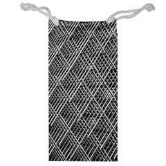 Grid Wire Mesh Stainless Rods Metal Jewelry Bag by artworkshop