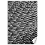 Grid Wire Mesh Stainless Rods Metal Canvas 12  x 18  11.88 x17.36  Canvas - 1