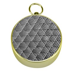 Grid Wire Mesh Stainless Rods Metal Gold Compasses by artworkshop