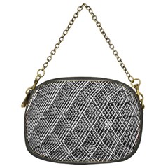 Grid Wire Mesh Stainless Rods Metal Chain Purse (one Side) by artworkshop