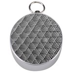 Grid Wire Mesh Stainless Rods Metal Silver Compasses Front