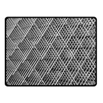 Grid Wire Mesh Stainless Rods Metal Fleece Blanket (Small) 50 x40  Blanket Front