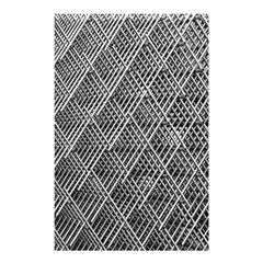 Grid Wire Mesh Stainless Rods Metal Shower Curtain 48  X 72  (small)  by artworkshop