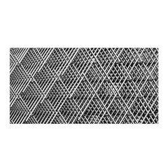 Grid Wire Mesh Stainless Rods Metal Satin Wrap 35  X 70  by artworkshop