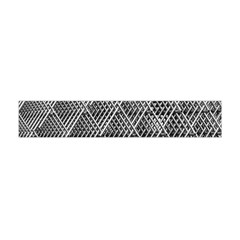 Grid Wire Mesh Stainless Rods Metal Flano Scarf (mini) by artworkshop