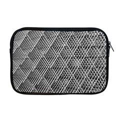 Grid Wire Mesh Stainless Rods Metal Apple Macbook Pro 17  Zipper Case by artworkshop