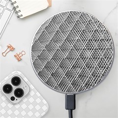 Grid Wire Mesh Stainless Rods Metal Wireless Charger by artworkshop