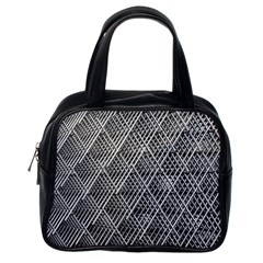 Grid Wire Mesh Stainless Rods Metal Classic Handbag (one Side) by artworkshop