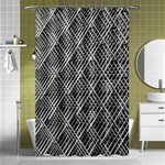 Grid Wire Mesh Stainless Rods Metal Shower Curtain 48  x 72  (Small)  Curtain(48  X 72 ) - 42.18 x64.8  Curtain(48  X 72 )