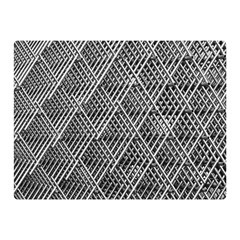 Grid Wire Mesh Stainless Rods Metal Double Sided Flano Blanket (mini)  by artworkshop