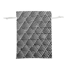 Grid Wire Mesh Stainless Rods Metal Lightweight Drawstring Pouch (s) by artworkshop