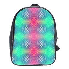 Infinity Circles School Bag (large) by Thespacecampers