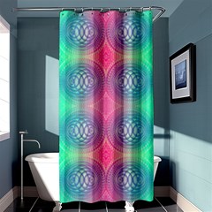 Infinity Circles Shower Curtain 36  X 72  (stall)  by Thespacecampers