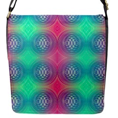 Infinity Circles Flap Closure Messenger Bag (s) by Thespacecampers