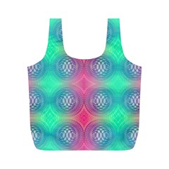 Infinity Circles Full Print Recycle Bag (m) by Thespacecampers