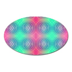 Infinity Circles Oval Magnet by Thespacecampers