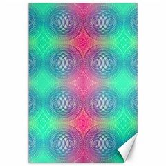 Infinity Circles Canvas 12  X 18  by Thespacecampers