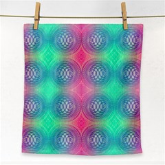 Infinity Circles Face Towel by Thespacecampers