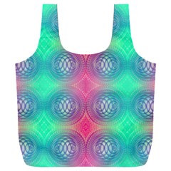 Infinity Circles Full Print Recycle Bag (xxl) by Thespacecampers