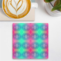 Infinity Circles Uv Print Square Tile Coaster 