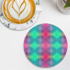 Infinity Circles Uv Print Round Tile Coaster