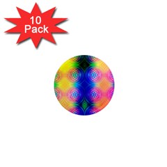 Inverted Circles 1  Mini Magnet (10 Pack)  by Thespacecampers