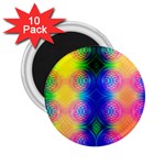 Inverted Circles 2.25  Magnets (10 pack)  Front