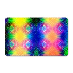 Inverted Circles Magnet (rectangular) by Thespacecampers