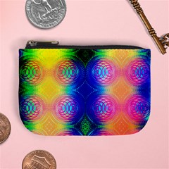 Inverted Circles Mini Coin Purse by Thespacecampers