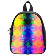 Inverted Circles School Bag (small) by Thespacecampers