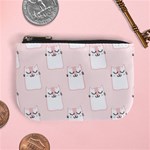 Fluffy Cat Pets Mini Coin Purse Front