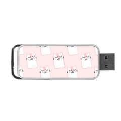 Fluffy Cat Pets Portable Usb Flash (two Sides) by artworkshop