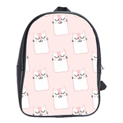 Fluffy Cat Pets School Bag (xl) by artworkshop