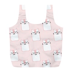 Fluffy Cat Pets Full Print Recycle Bag (l)