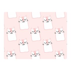 Fluffy Cat Pets Double Sided Flano Blanket (mini)  by artworkshop