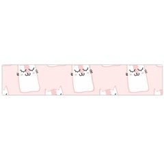 Fluffy Cat Pets Large Flano Scarf  by artworkshop