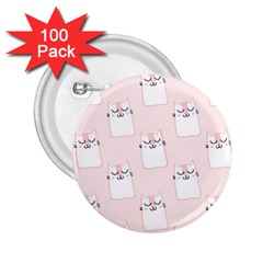 Fluffy Cat Pets 2 25  Buttons (100 Pack)  by artworkshop