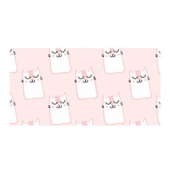 Fluffy Cat Pets Satin Wrap 35  X 70  by artworkshop