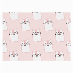 Fluffy Cat Pets Large Glasses Cloth (2 Sides)