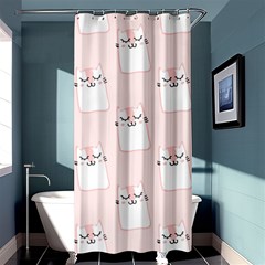 Fluffy Cat Pets Shower Curtain 36  X 72  (stall)  by artworkshop