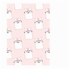 Fluffy Cat Pets Small Garden Flag (two Sides) by artworkshop