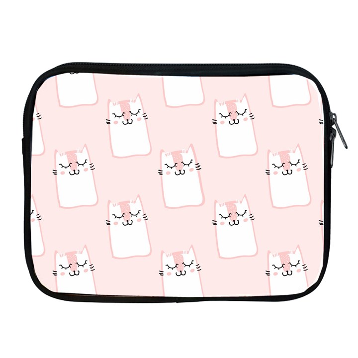 Fluffy Cat Pets Apple iPad 2/3/4 Zipper Cases